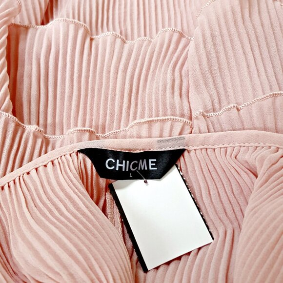 NWOT! PEARL Embellished PLEATED CAMISOLE TOP - Picture 2 of 5